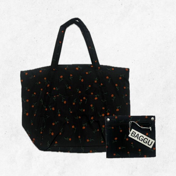 Baggu Cloud Bag in Painted Wildflowers - Picture 3 of 3